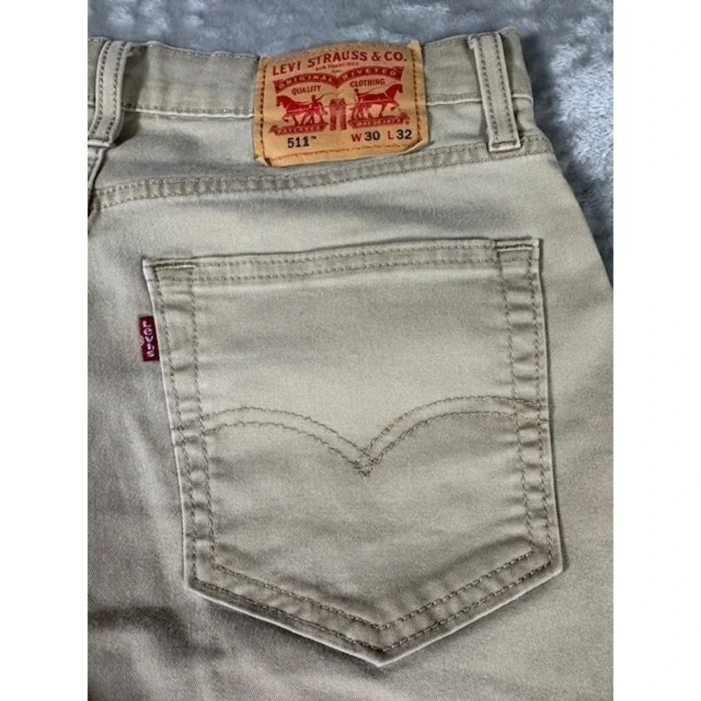 Levi's‎ Men's 511 Beige Jeans 30 X 32